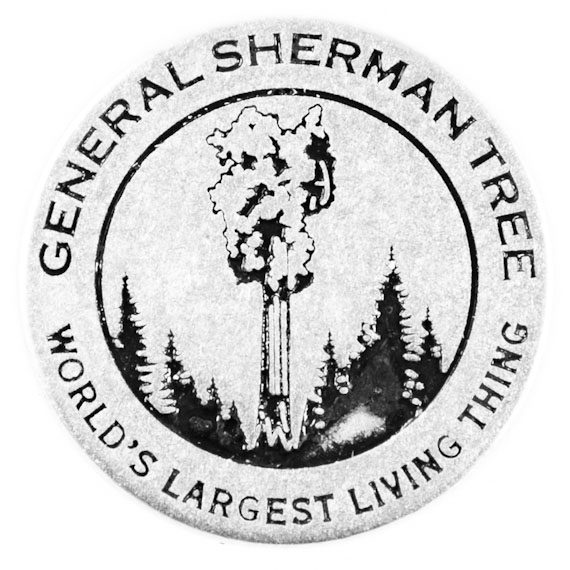 General Sherman Tree token front