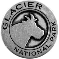 Glacier National Park token back