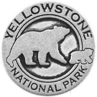 Yellowstone National Park token back