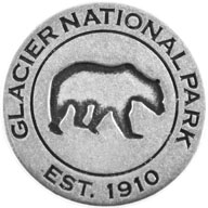 Glacier National Park token back