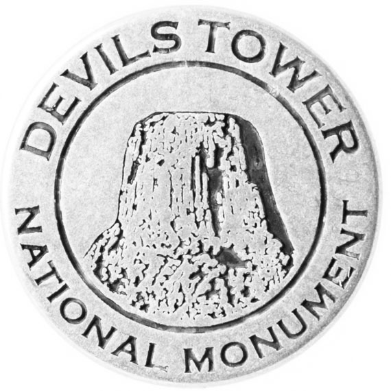 Devils Tower token front