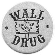 Wall Drug token back