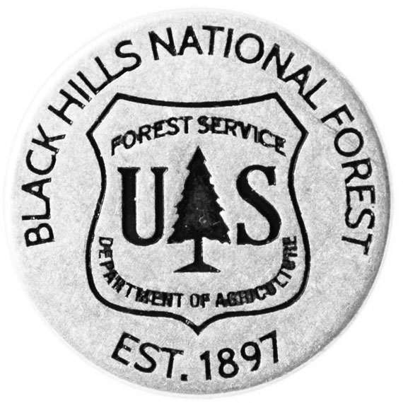 Black Hills token back