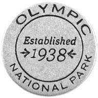 Olympic National Park token back