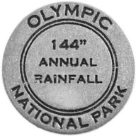 Olympic National Park  token back