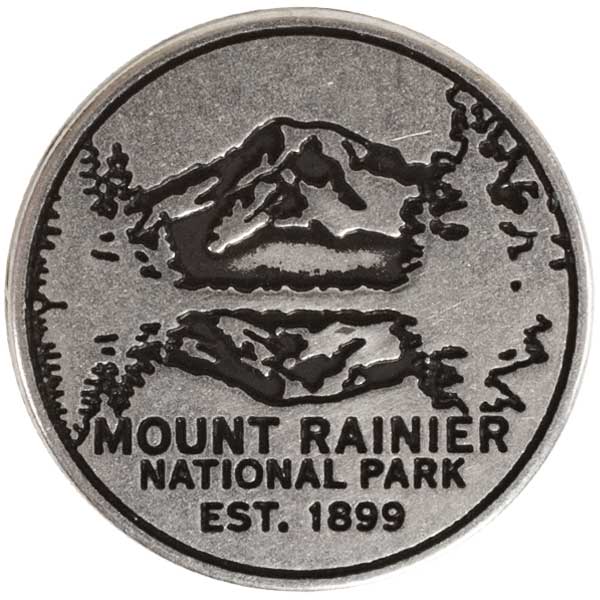 Mt Rainier National Park token back