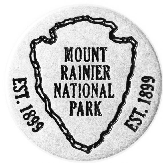 Mt. Rainier National Park token back