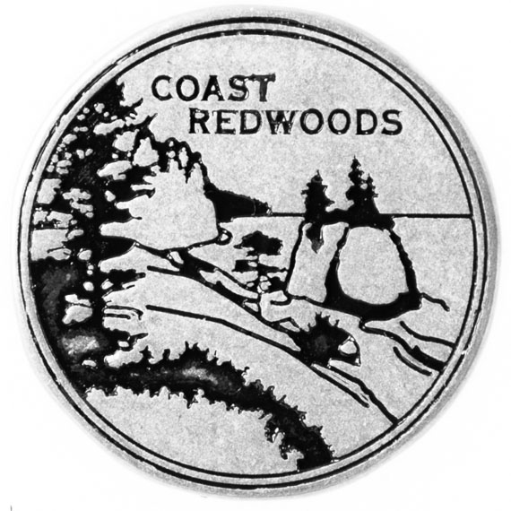 Coast Redwoods token front