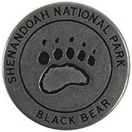 Shenandoah National Park token front