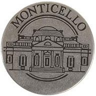 Monticello token front