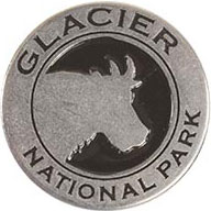 Glacier National Park token front