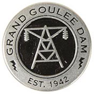 Grand Coulee Dam token back