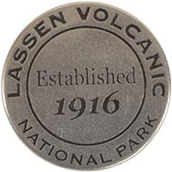 Lassen Volcanic National Park token back