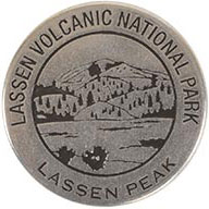 Lassen Volcanic National Park token front