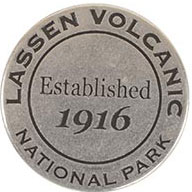 Lassen Volcanic National Park token back