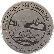 Lassen Volcanic National Park token front