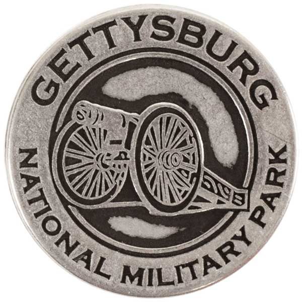 Gettysburg National Military Park token front