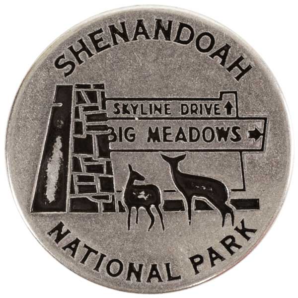 Shenandoah National Park token front