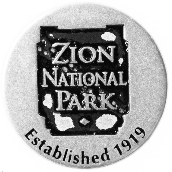 Zion National Park token back