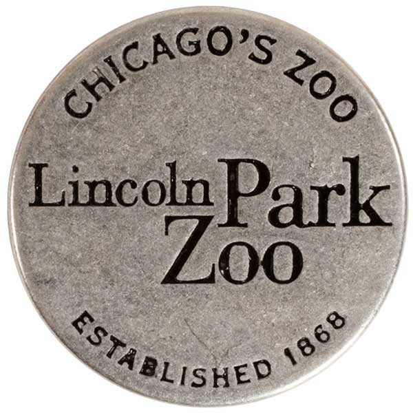 Lincoln Park Zoo  token front