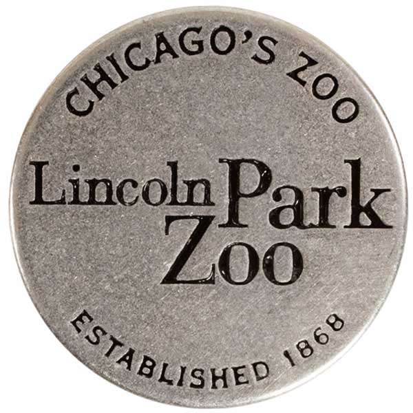 Lincoln Park Zoo  token front