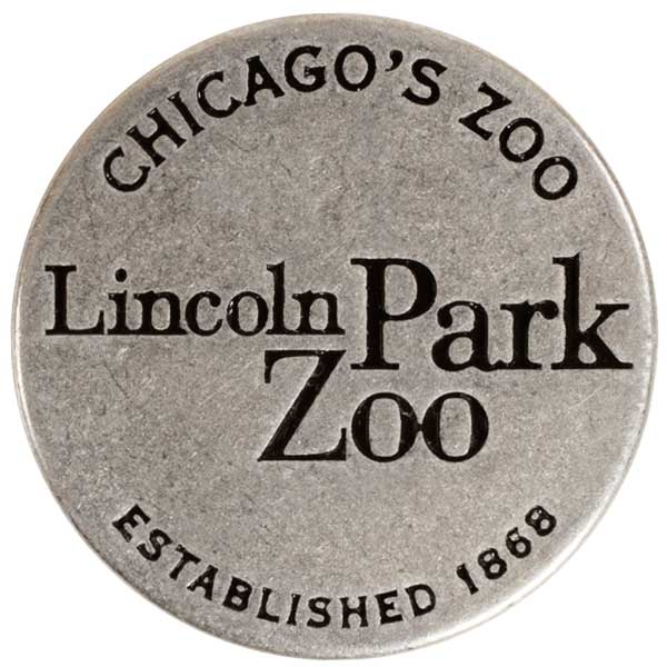 Lincoln Park Zoo  token front