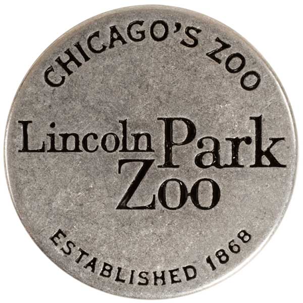 Lincoln Park Zoo  token front