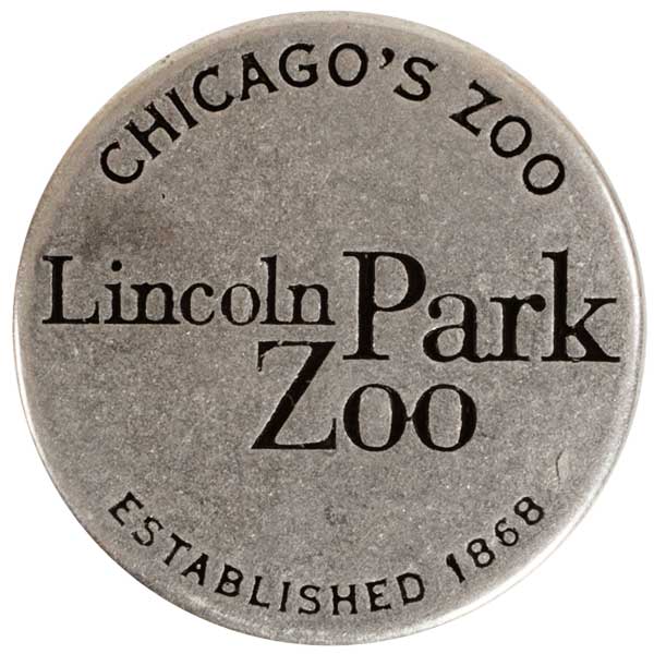 Lincoln Park Zoo token front