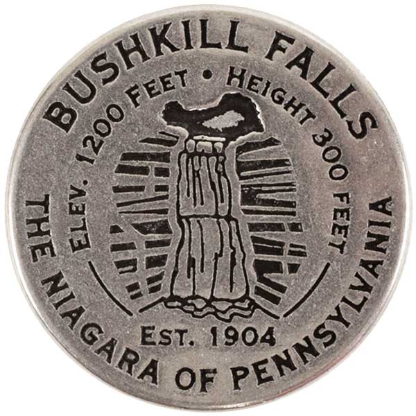 Bushkill Falls token back