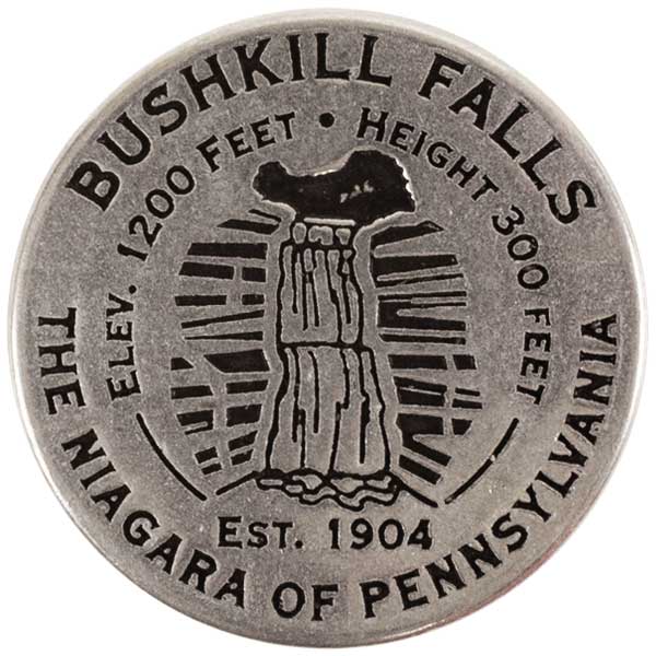 Bushkill Falls token front