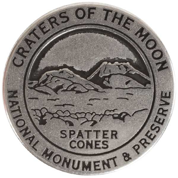 Craters of the Moon token back