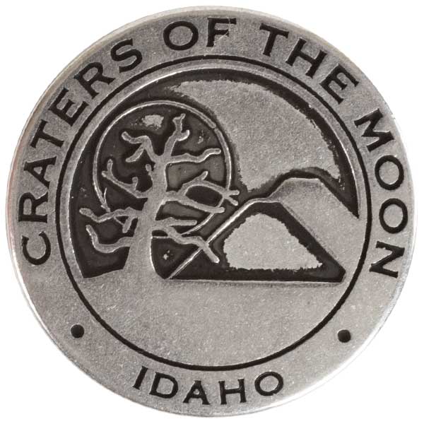 Craters of the Moon token front