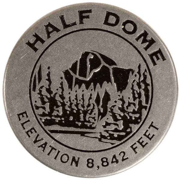 Half Dome token back