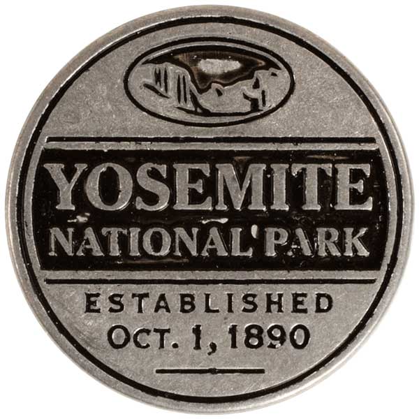 Yosemite Falls token front