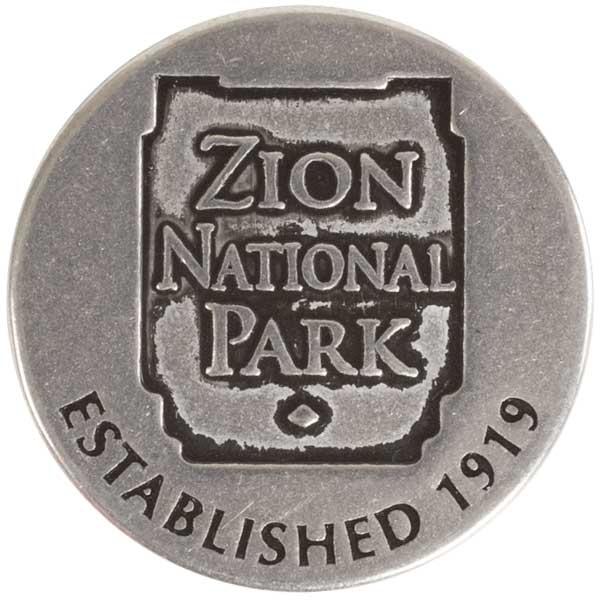 Zion National Park Lodge token front