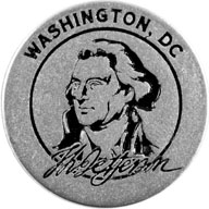 Washington DC token back