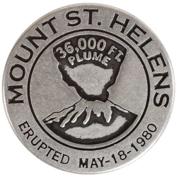 Mt St Helens National Volcanic Monument token front