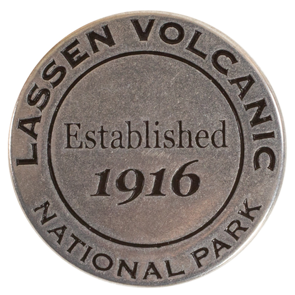 Lassen Volcanic National Park token back