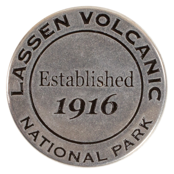 Lassen Volcanic National Park token back