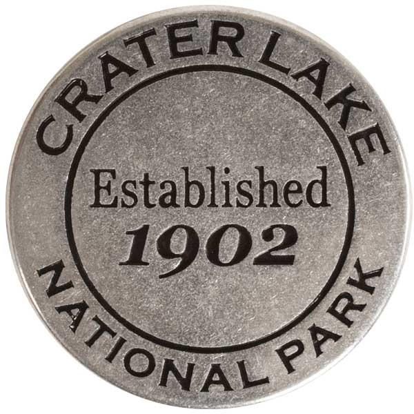 Crater Lake National Park token back