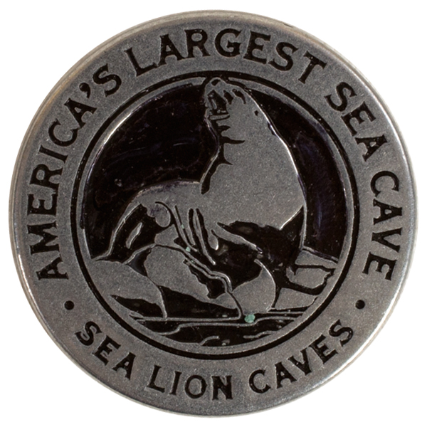 Sea Lion Caves token back