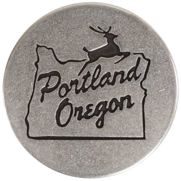 Portland Oregon token back