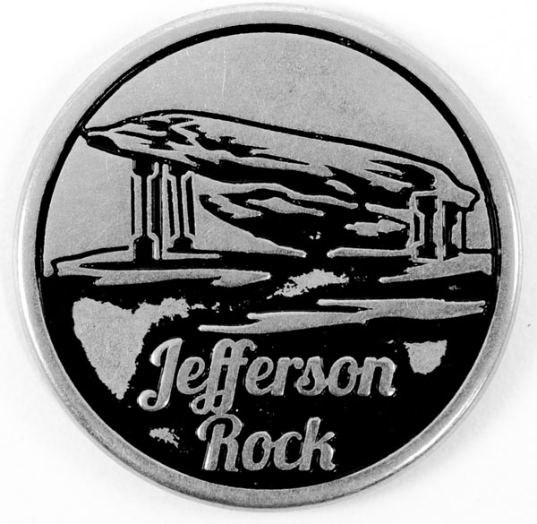 Jefferson Rock token back