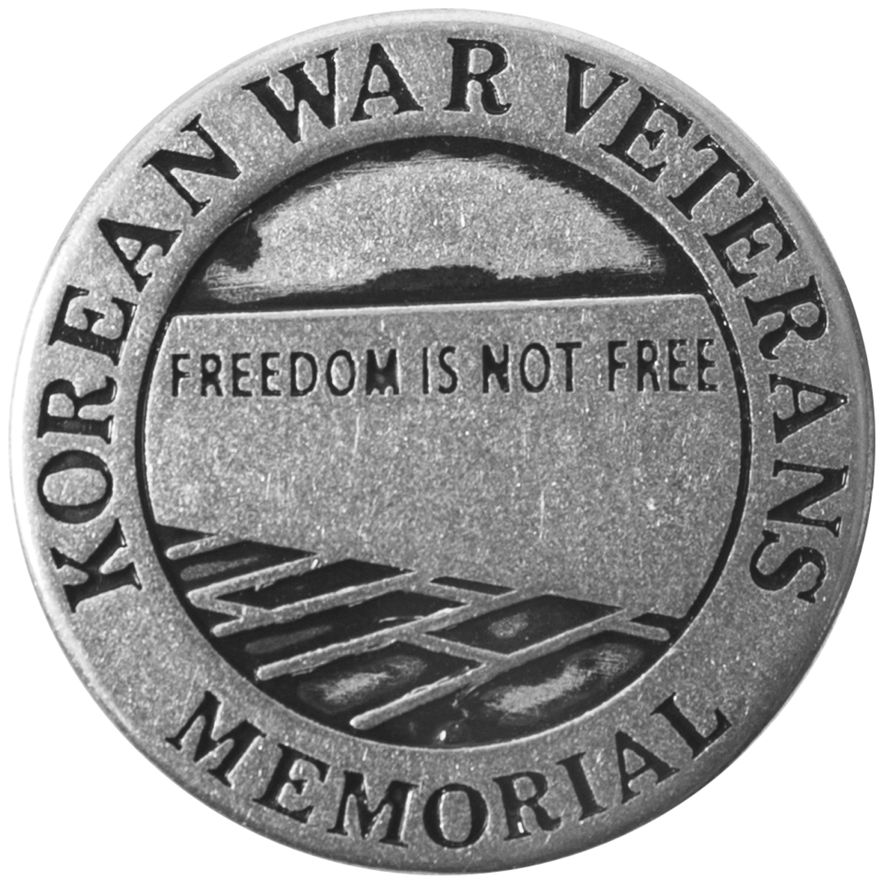 Korean War Veterans Memorial token front