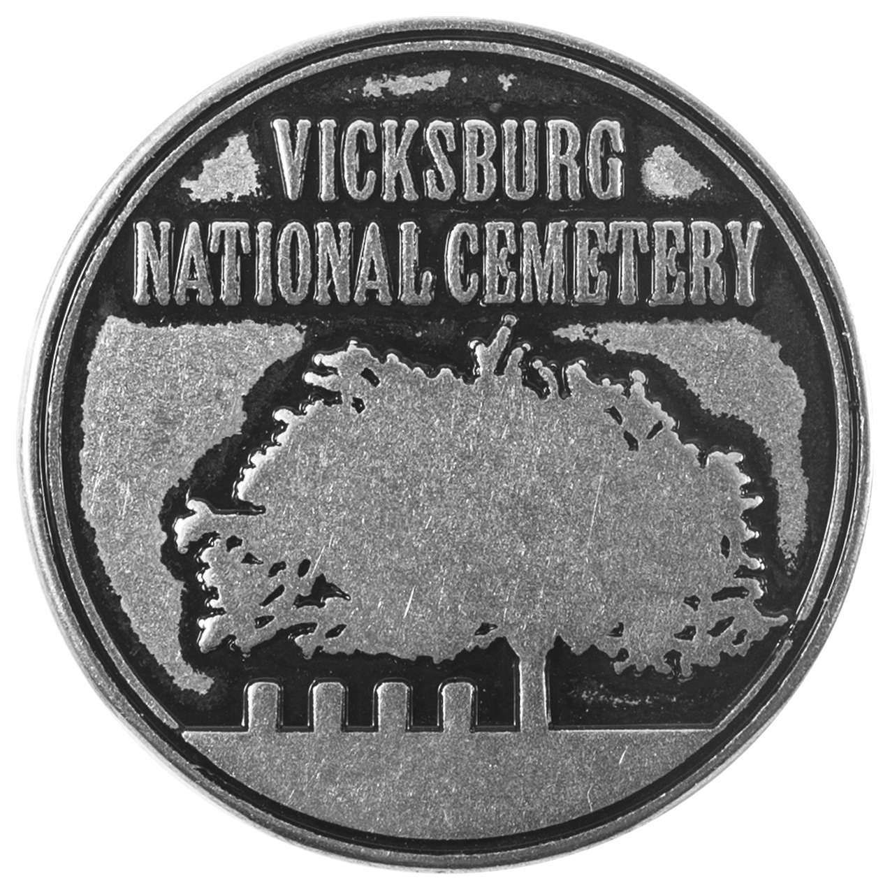 Vicksburg National Military Park token back