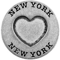 New York CIty token back