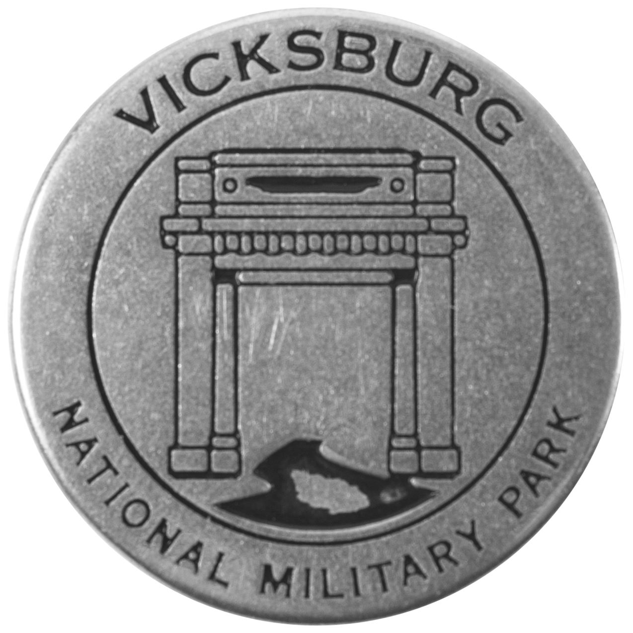 Vicksburg National Military Park token back