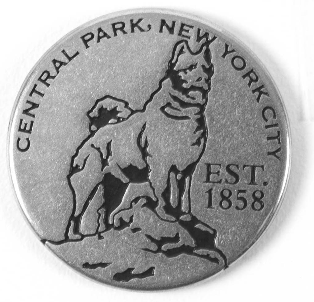 Central Park Conservancy  token back