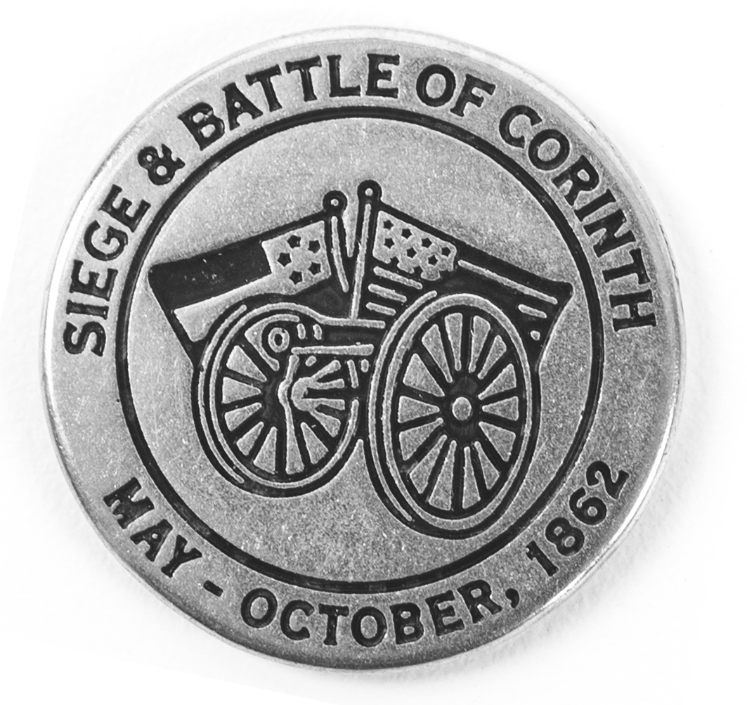 Corinth Civial War Interpretive Center token back