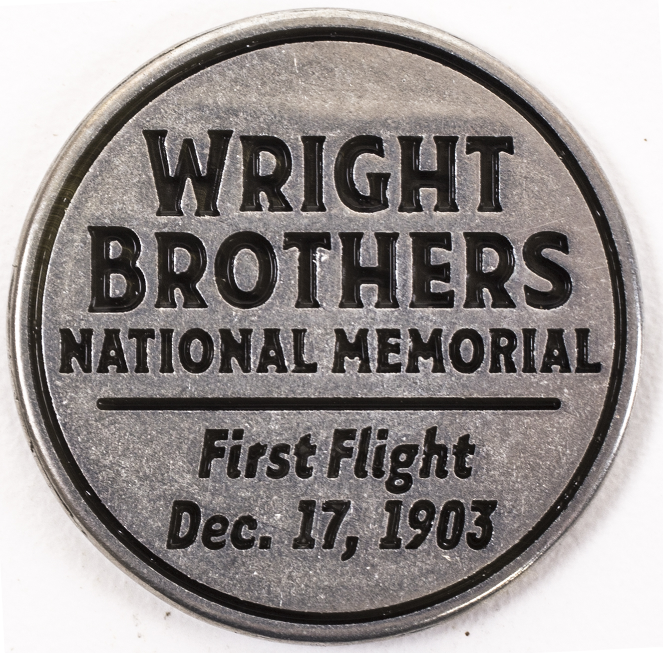 Wright Brothers National Memorial token front